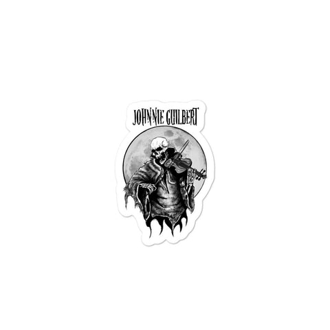 Johnnie Guilbert Grim Reaper Bubble-Free stickers