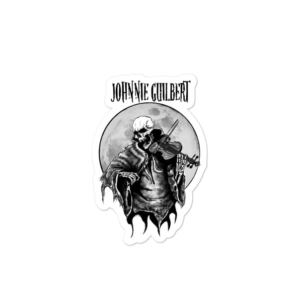 Johnnie Guilbert Grim Reaper Bubble-Free stickers