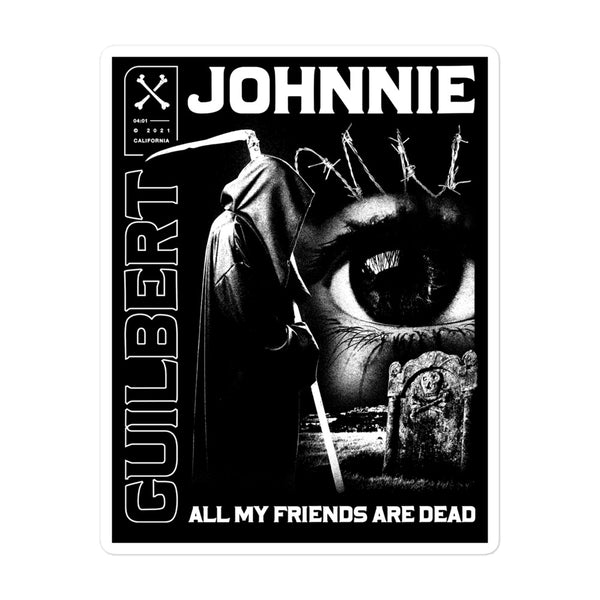 All My Friends Are Dead Bubble-Free Stickers