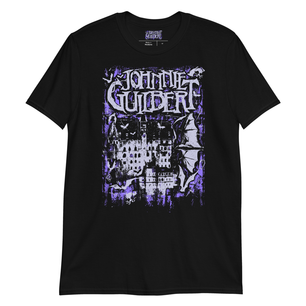 Johnnie Guilbert Purple Castle Short-Sleeve Unisex T-Shirt