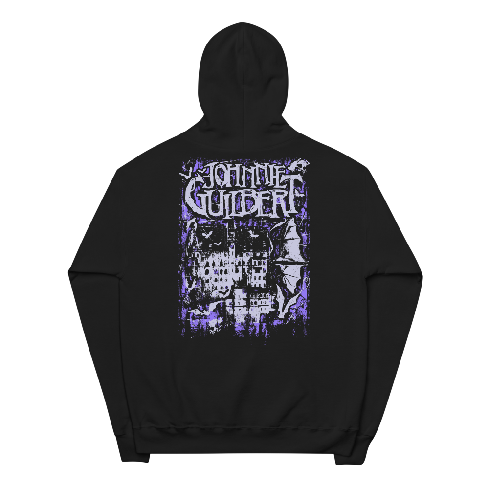 Johnnie Guilbert Purple Castle Unisex Fleece Hoodie