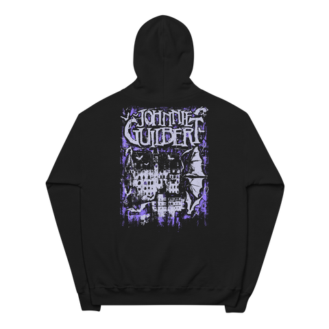 Johnnie Guilbert Purple Castle Unisex Fleece Hoodie