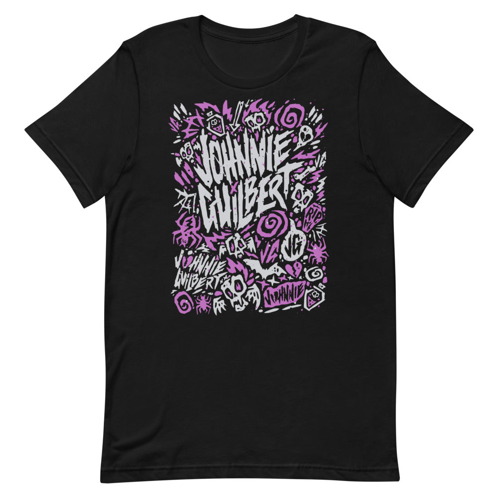 Johnnie Guilbert Purple Logo Short-Sleeve Unisex Tee