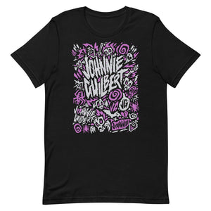 Johnnie Guilbert Purple Logo Short-Sleeve Unisex Tee
