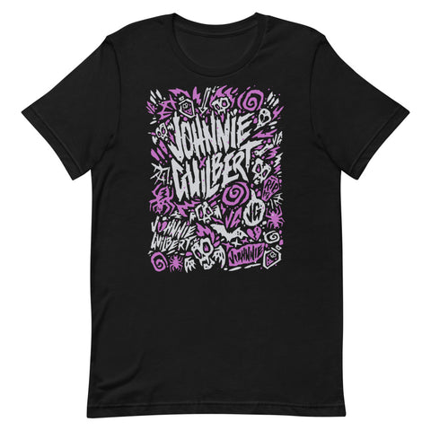 Johnnie Guilbert Purple Logo Short-Sleeve Unisex Tee